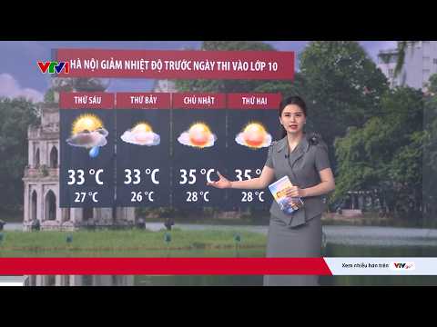 Nhiệt độ Hà Nội giảm trước kỳ thi vào lớp 10 | VTV24 thumbnail