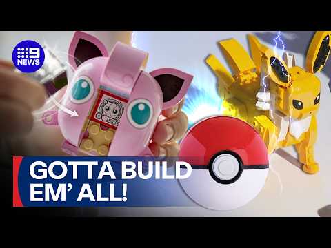 FIRST LOOK at Lego's newest Pokémon range | 9 News Australia thumbnail
