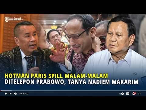 Hotman Paris Spill Malam-malam Ditelepon Prabowo, Tanya Nadiem Makarim Bersalah Atau Tidak thumbnail