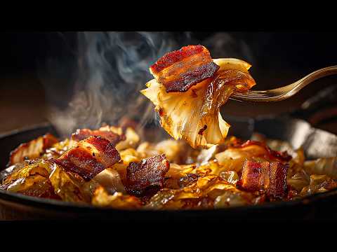 I cook cabbage like this every weekend ❗ Such a simple, very tasty and Quick One-Pan Dinner ❗ thumbnail