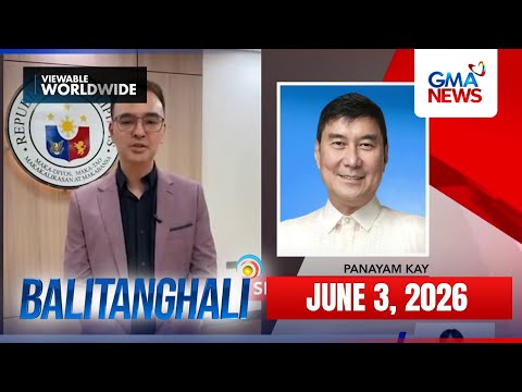 Balitanghali Express: June 3, 2026 thumbnail
