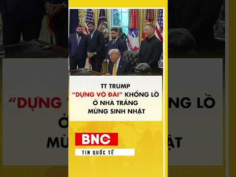 TT Trump dựng võ đài khổng lồ ở Nhà Trắng mừng sinh nhật thumbnail