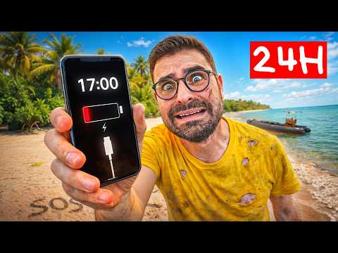 SOPRAVVIVO per 24 ORE con un IPHONE X! (vi devo dire) thumbnail