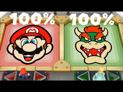 Mario Party 9 - Boss Minigames! -  Mario, Luigi, Peach and Daisy ( Master CPU ) thumbnail