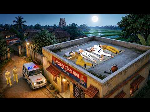 Raat Mei Chath Pe Sone Wala Chor aur Police Goan Ka Police Station Hindi Kahaniya Moral Stories thumbnail