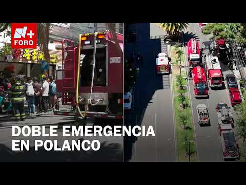 Bomberos atendieron incendio en restaurante de Polanco, CDMX thumbnail