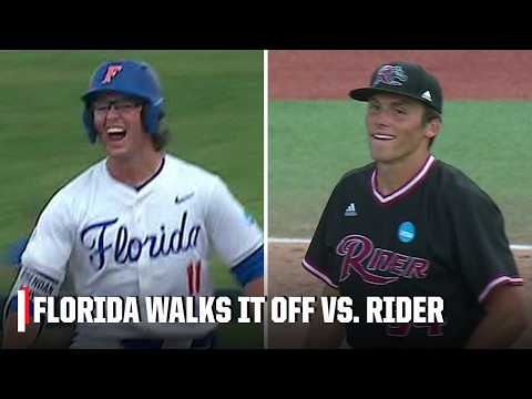 WHAT A FINISH 🤯 Rider Broncs vs. Florida Gators | Full Game Highlights | ESPN College Baseball thumbnail
