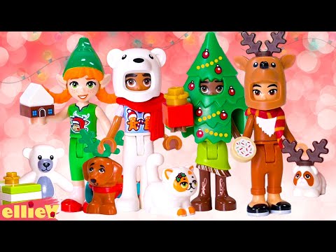 Christmas costumes for my LEGO minidolls 🎄🦌🐻‍❄️ thumbnail
