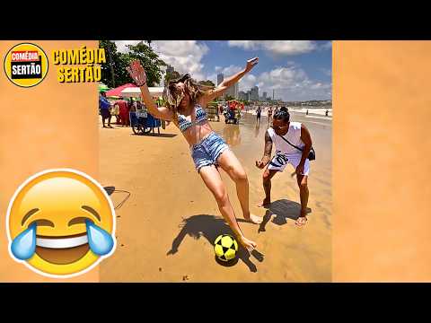 VAMOS RIR! 😂 Vídeos Engraçados 2024 - Tente Não Rir thumbnail