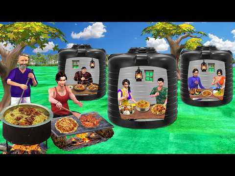 Water Tank Dhaba Famous Indian Street Food Restaurant Hindi Kahani Moral Stories New Comedy Video thumbnail