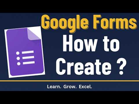 Google Forms - How to Create them ? | Computer Basics thumbnail