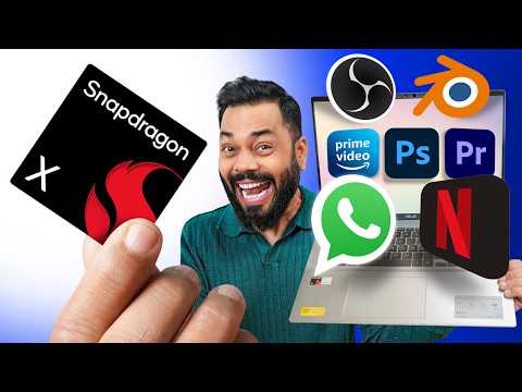 Snapdragon X - Common Myths Busted!⚡️Best Laptop Under ₹65K? thumbnail
