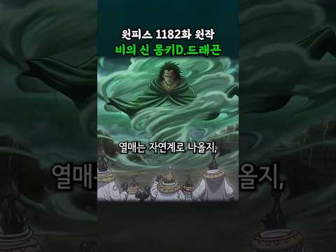 비의 신, 몽키D.드래곤 (원피스 1182화 원작) thumbnail