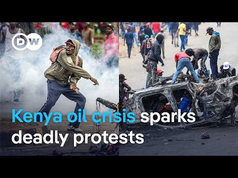 Deadly protests erupt in Kenya as Gulf conflict drives fuel price surge | DW News thumbnail