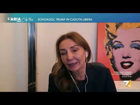 Trump in caduta libera nei sondaggi, Alessandra Ghisleri: "Il 77% dei cittadini italiani ... thumbnail