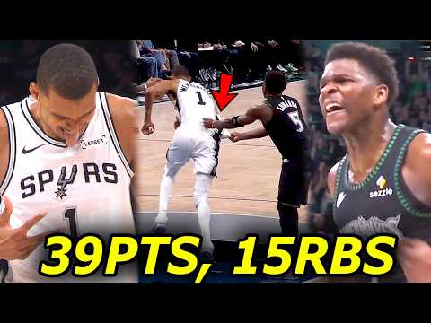 39 POINTS! Alien mode si Wemby kahti ginulangan ni Edwards, Ready na sapakin ni Castle si Mcdaniels! thumbnail