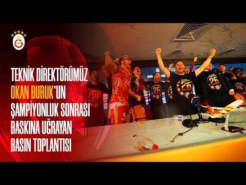 📺 Teknik direktörümüz Okan Buruk’un maç sonu baskına uğrayan basın toplantısı 💦 thumbnail