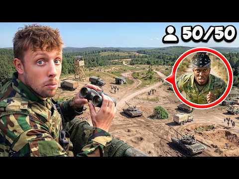 SIDEMEN VS 50 YOUTUBERS ULTIMATE HIDE & SEEK IN A MILITARY BASE thumbnail