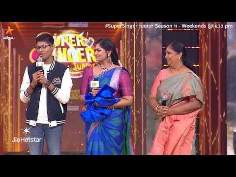 மேடையில் நடந்த எதிர்பாராத தருணம்…❤️ #Vishnu | Super Singer Junior 11 | Episode Promo thumbnail