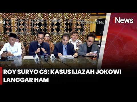 Roy Suryo Cs Klaim Polemik Ijazah Jokowi Langgar Hak Asasi Manusia | iNews Malam 30/05 thumbnail