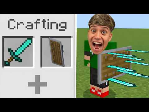 CONSEGUI FERRAMENTAS ESPECIAIS COM FUSÃO DE ITENS NO MINECRAFT!! thumbnail