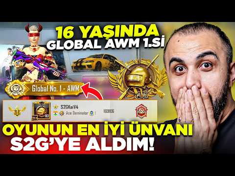 16 YAŞINDA DÜNYA AWM 1.Sİ ÇOCUK!! 😱 (OYUNUN EN İYİ ÜNVANINA SAHİP) S2G'YE ALDIM! | PUBG Mobile thumbnail