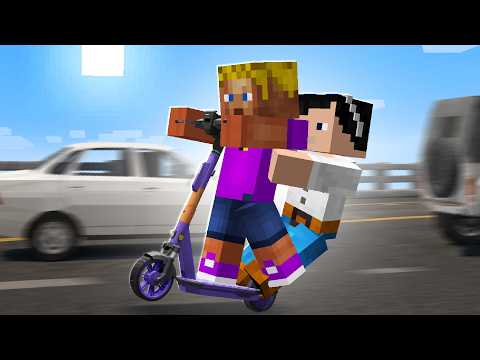 Мы с Братом - ЭлектроСАМОКАТЕРЫ в Майнкрафт thumbnail