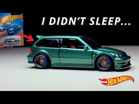 $1 HotWheels → Honda Civic Custom Art Piece thumbnail