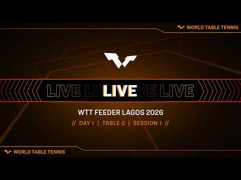 LIVE! | T2 | Day 1 | WTT Feeder Lagos 2026 | Session 1 thumbnail