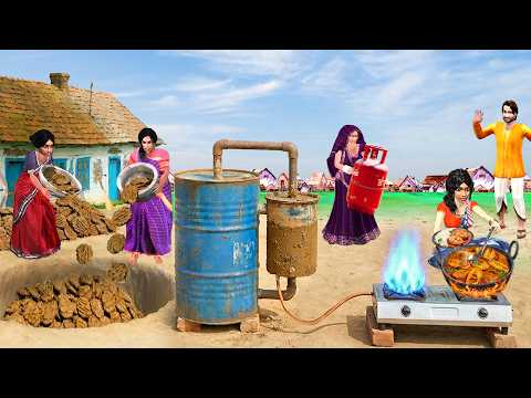 भैंस गोबर बायो गैस Gobar Gas Plant Comedy Hindi Kahaniya thumbnail