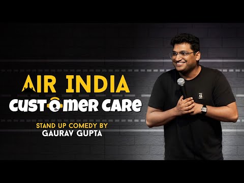 AIR  INDIA CUSTOMER CARE |Stand up comedy by Gaurav Gupta thumbnail