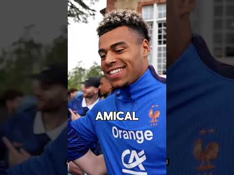 pourquoi Désiré Doué était si proche de Karchaoui lors du rassemblement ? 😳🇫🇷 #football #Doué thumbnail