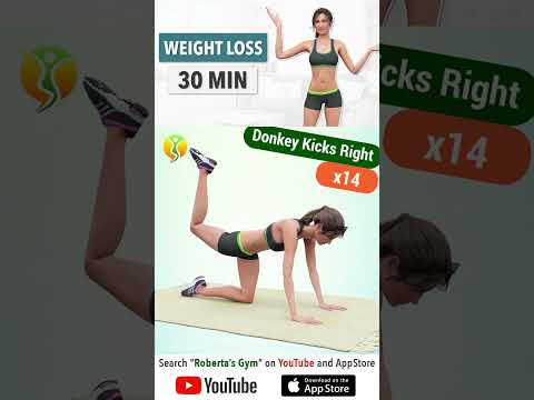 #friday #fatburningworkout for #weightloss (30 minutes) @RobertasGym  #homeworkout #homeworkout thumbnail