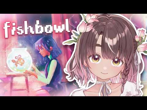 【Fishbowl】Trying out lovely indie game, Fishbowl! Thank you, Wholesome Games! ??#densetsuexe thumbnail