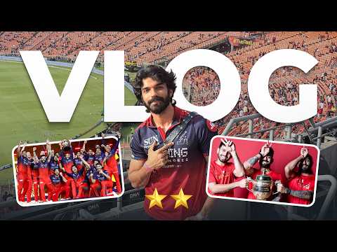 RCB VS GT FINAL : WE ARE CHAMPIONS AGAIN - VLOG 155 thumbnail