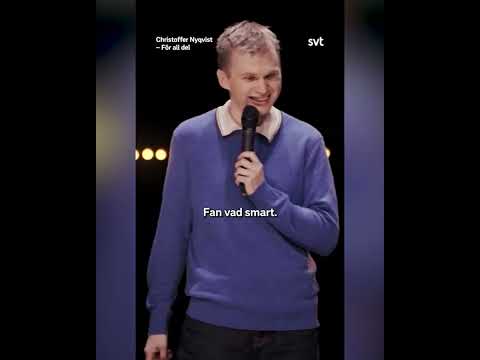 Vad var ditt knep? 🤒🤣Christoffer Nyqvist -  För all del 👉 länk 👇#christoffernyqvist #svthumor thumbnail