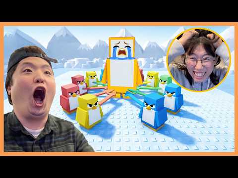 팽귄들끼리 치고 받는데 핵꿀잼! 로블록스 1위 꿀잼게임 노크아웃!! thumbnail