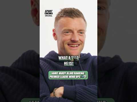 "I was barking at him! ?️?" Jamie Vardy ranks the ultimate wind-up merchants ⚽️? thumbnail