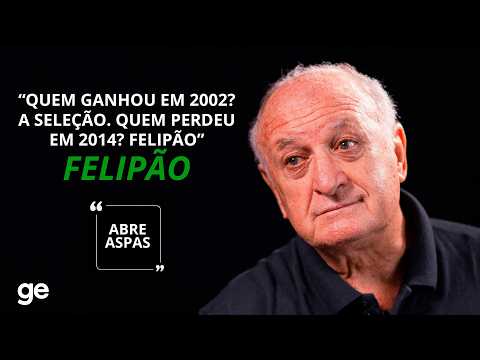 FELIPÃO EXPLICA NÃO CONVOCAÇÃO DE ROMÁRIO EM 2002 E FALA QUE CR7 "NÃO É GÊNIO" | ABRE ASPAS | ge thumbnail