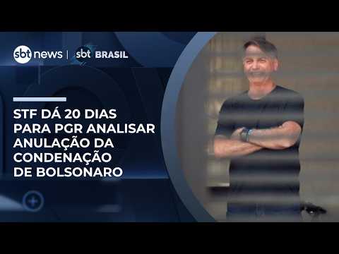 Nunes Marques dá 20 dias para PGR analisar pedido de anulação da condenação de Bolsonaro|#SBTBrasil thumbnail