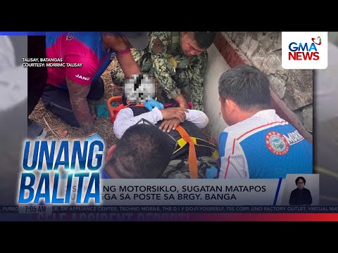 2 sakay ng motorsiklo, sugatan matapos bumangga sa poste sa Brgy. Banga | Unang Hirit thumbnail