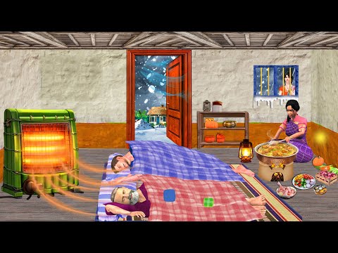 सर्दी में गरीब का हीटर | THAND ME GAREEB KA Bamboo Jugaad HEATER Hindi Kahani Hindi Moral Stories thumbnail