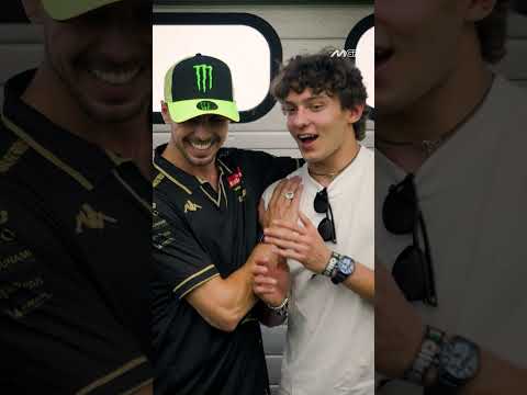 Kimi Antonelli meets the MotoGP riders 🤝🇮🇹 thumbnail