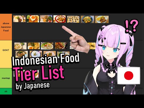 Indonesian food TierList by Japanese thumbnail