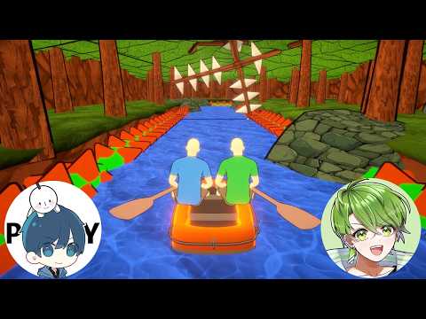 ふたりでパドルを漕いで大冒険するゲーム 【ポッキー＆ふうはや - パドルパドルパドる/Gartic Phone】 thumbnail
