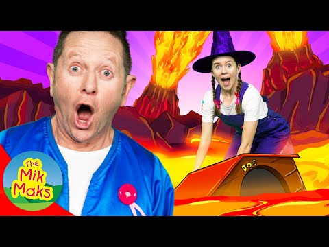 Floor is Lava Halloween | Brain Break Dance Songs for Kids | The Mik Maks thumbnail