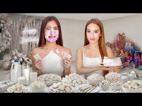 WHITE FOOD ONLY FOR 24 HOURS! *SINIRA NI SOPHIA SURPRISE KO*  thumbnail