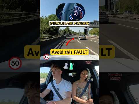 Avoid the MIDDLE LANE HOGGER #driving #car #test #london #pov #theory #learn #fyp thumbnail