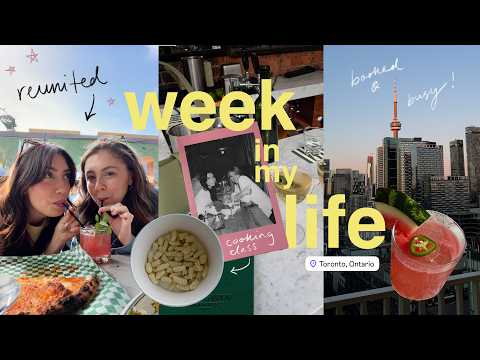 Week in my life LIVING IN THE CITY in my 30s! Cooking class, reunions & nights out! thumbnail