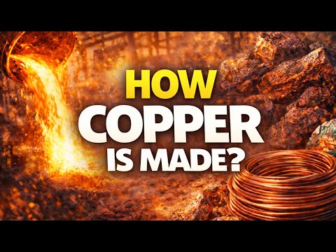 How Copper Is Made – From Ore to Wires: Mining, Smelting, Electrolysis and Recycling Explained thumbnail